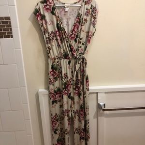 Floral Jumpsuit